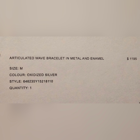 NWT Yves Saint Laurent bracelet - Picture 7 of 7